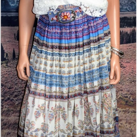 Gypsy boho broomstick skirt long maxi spell S M hippie bohemian free spirit - Picture 10 of 11